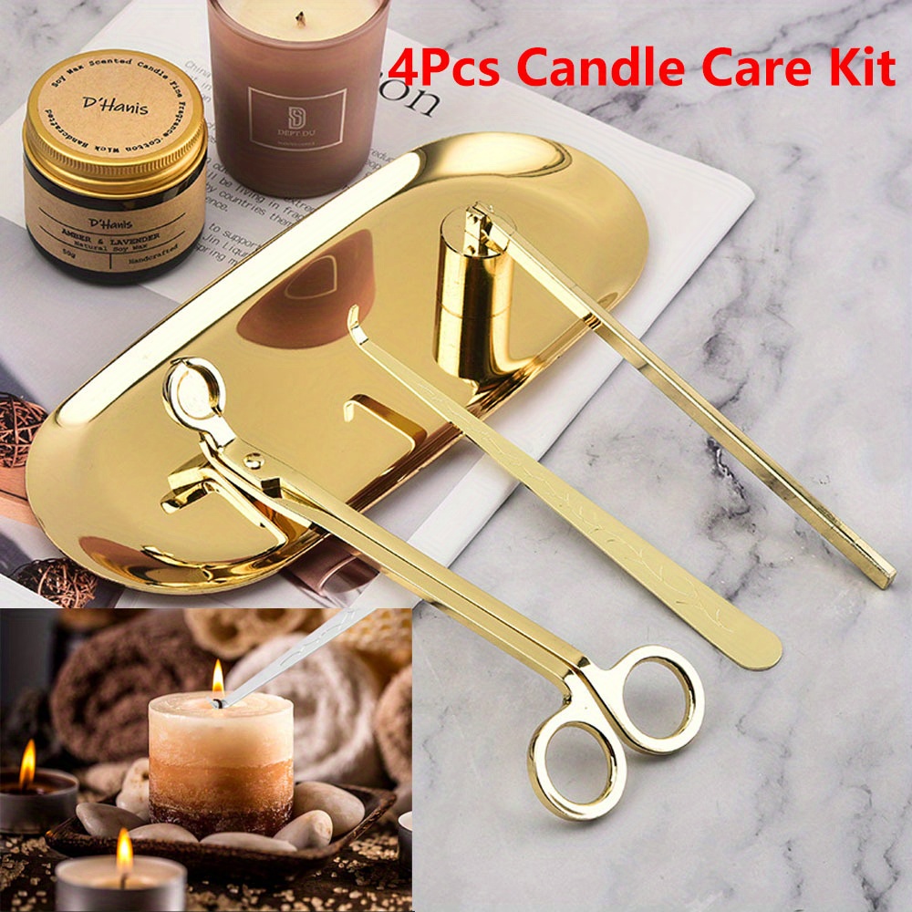 Candle Making Supplies - 4 Buah/Set Kit Perawatan Lilin Mewah