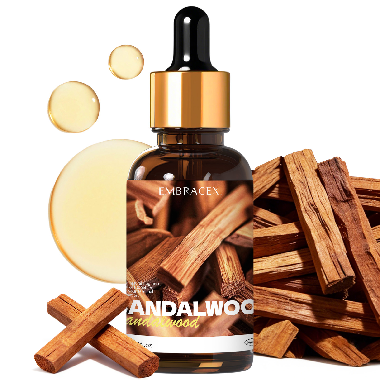 Candle Making Essential Oil - 30Ml Minyak Esensial Tanaman Alami Cendana