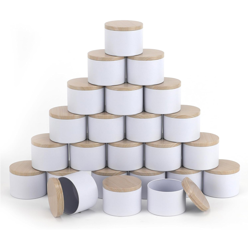 Kaleng Lilin Putih dengan Tutu - Candle Making Homewood ulasan dan harga