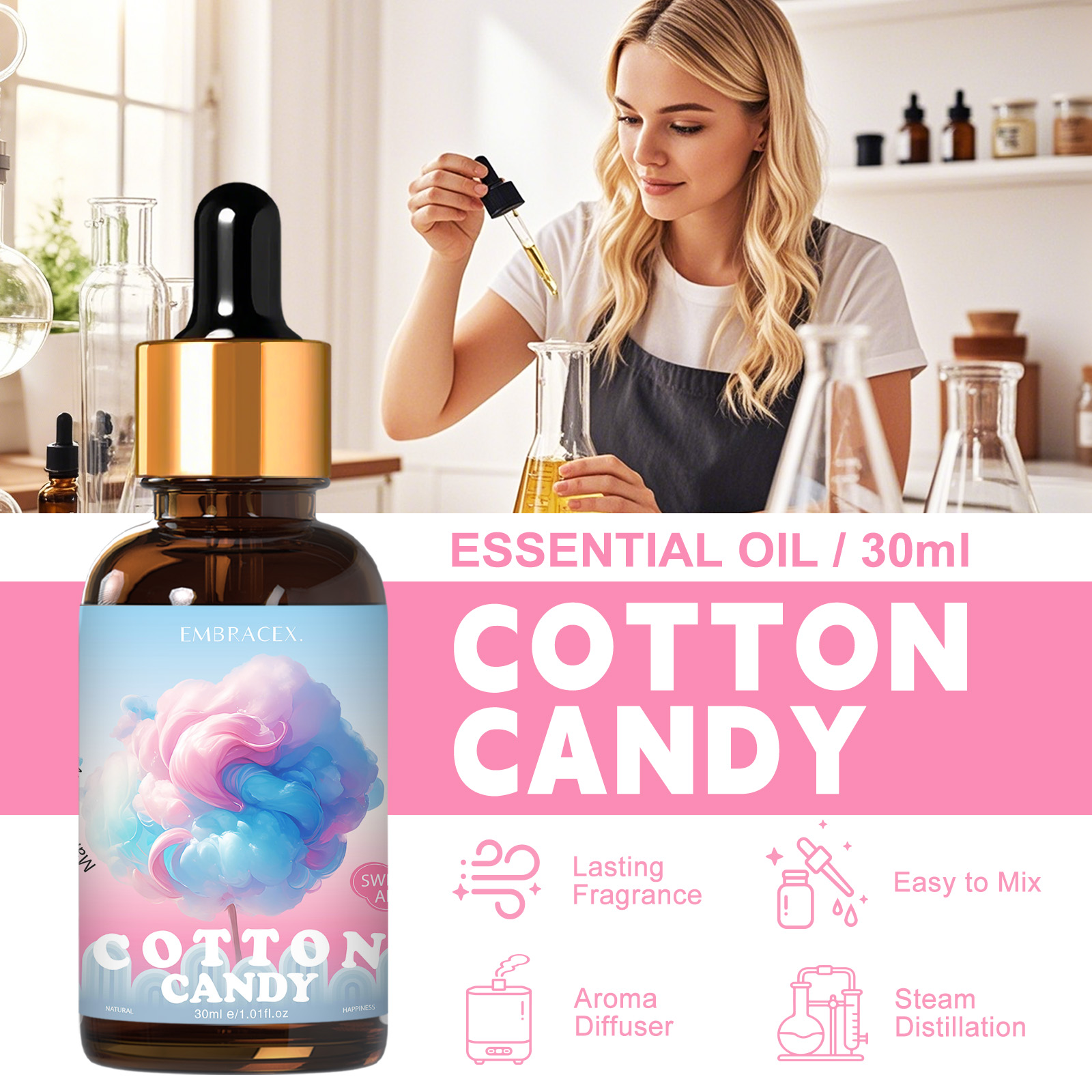30ml Minyak Esensial Cotton Ca - Candle Making Essential Oil ulasan dan harga