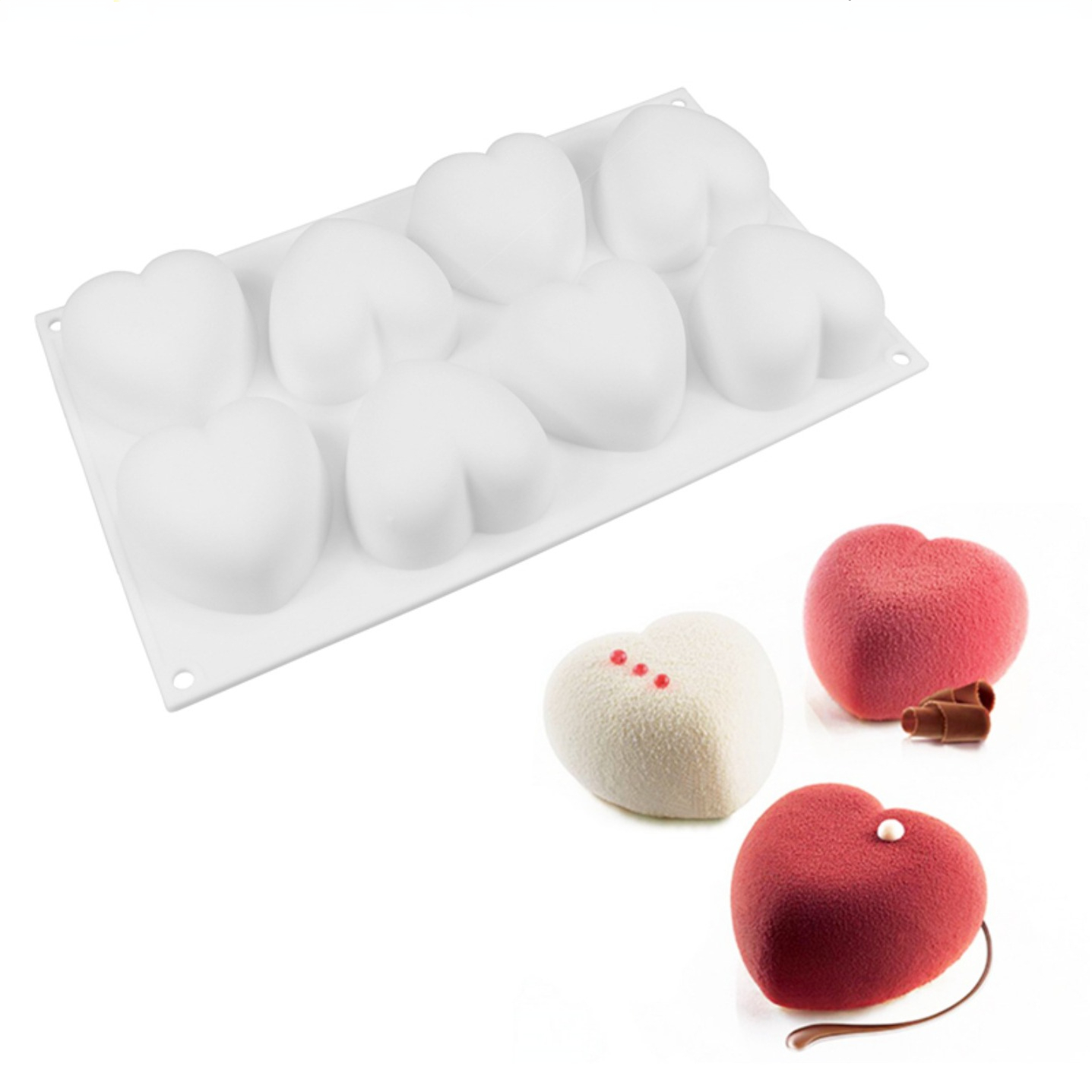 Love Heart cetakan sabun silik - Candle Making Supplies ulasan dan harga