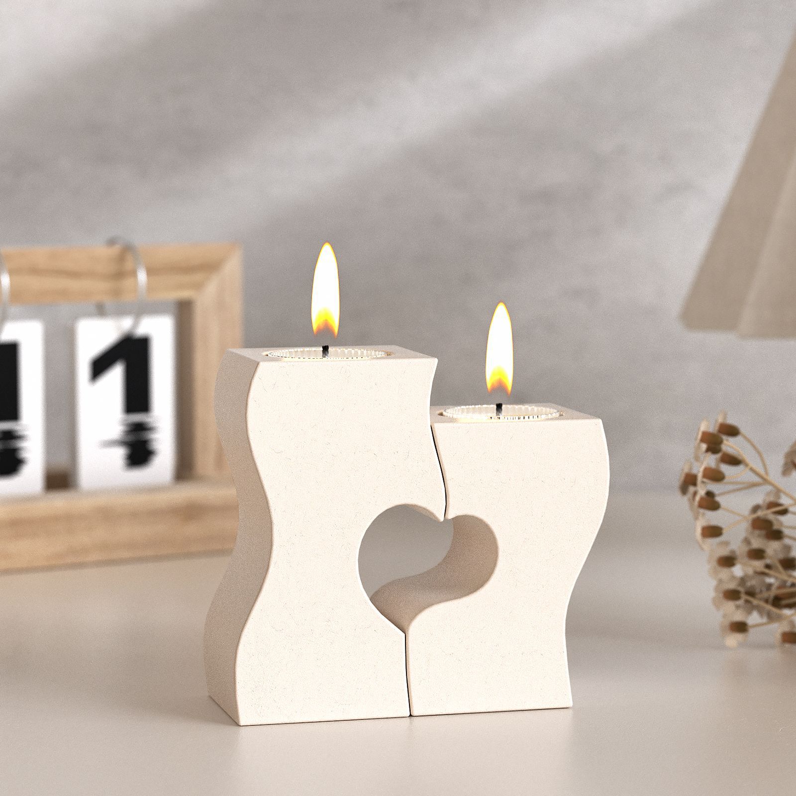 S Cetakan Silikon Lilin Hati D - Candle Making Supplies ulasan dan harga