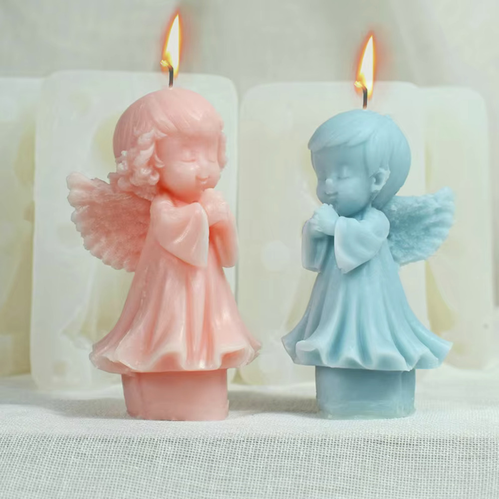 Cetakan lilin silikon malaikat - Candle Making For Kids ulasan dan harga