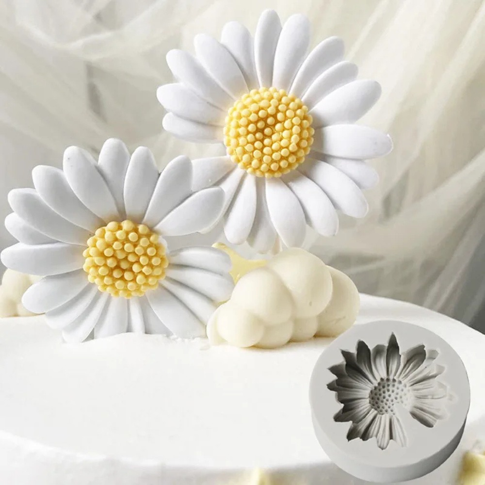 Cetakan Bunga Daisy 3D Cetakan - Candle Making Supplies ulasan dan harga