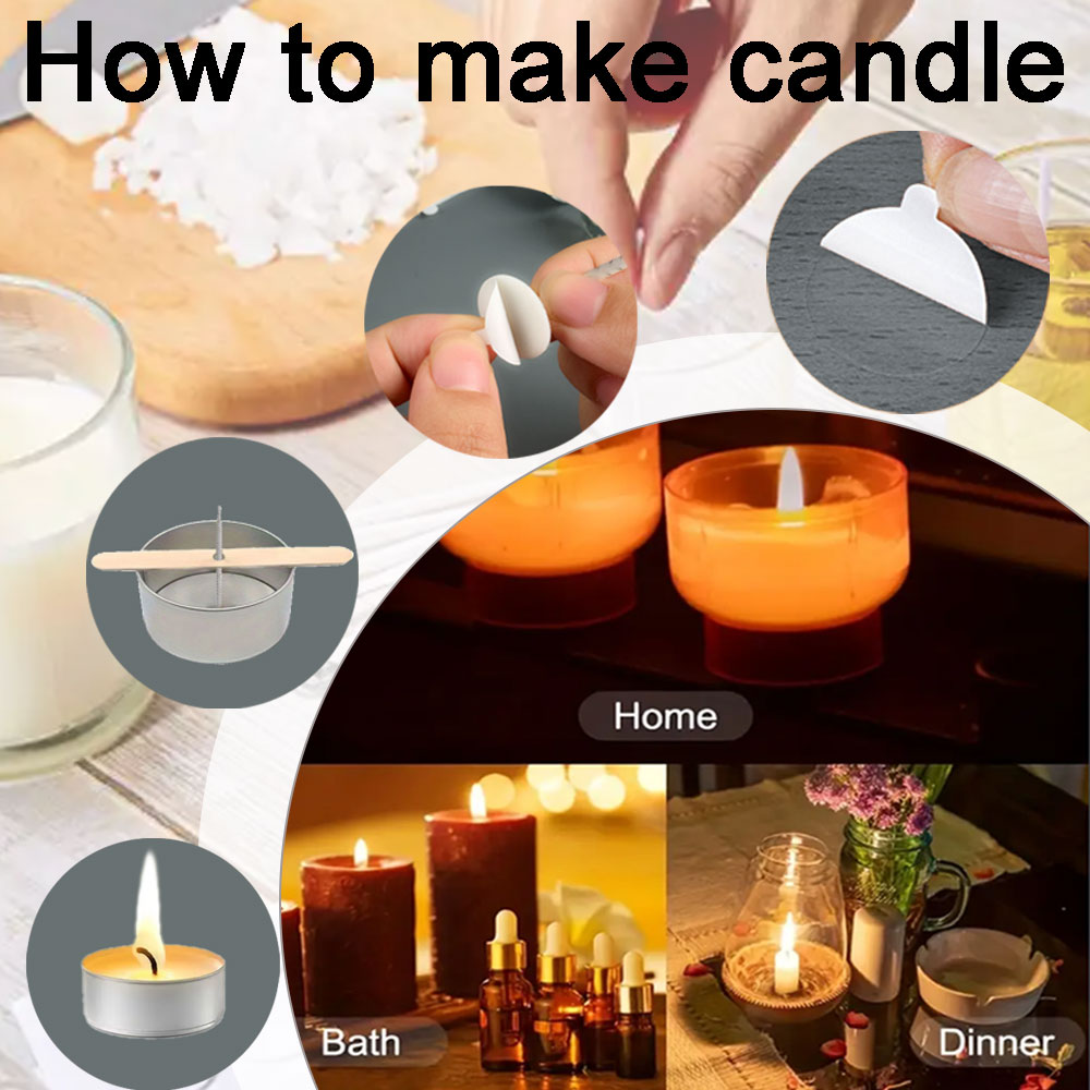 55 Buah Sumbu Lilin Bunga Tong - Candle Making Homewood ulasan dan harga