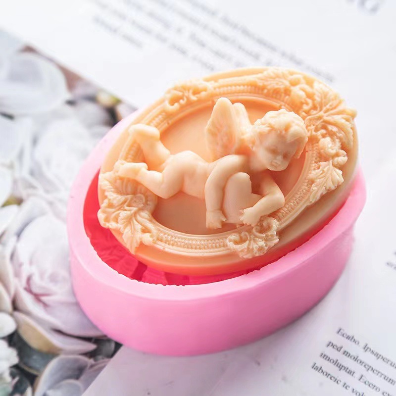 3D Angel cetakan sabun silikon - Candle Making For Kids ulasan dan harga